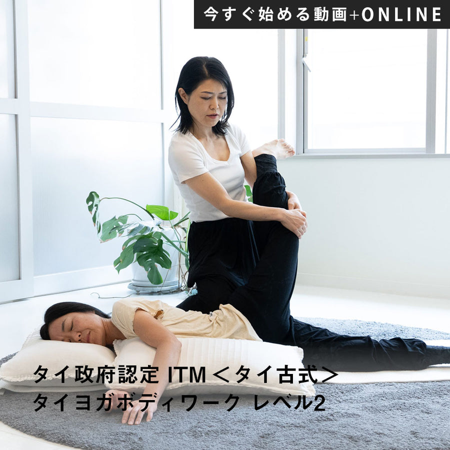 タイ政府認定 ITM ＜タイ古式＞タイヨガボディワーク レベル２ 【録画＋対面】