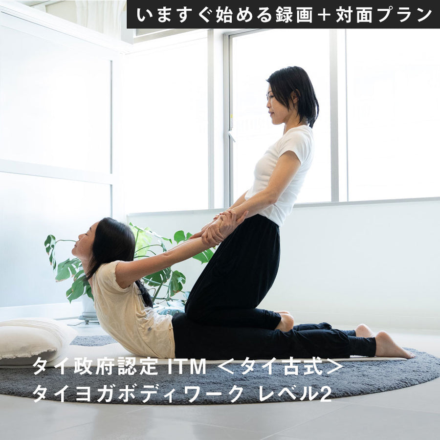 タイ政府認定 ITM ＜タイ古式＞タイヨガボディワーク レベル２ 【録画＋対面】
